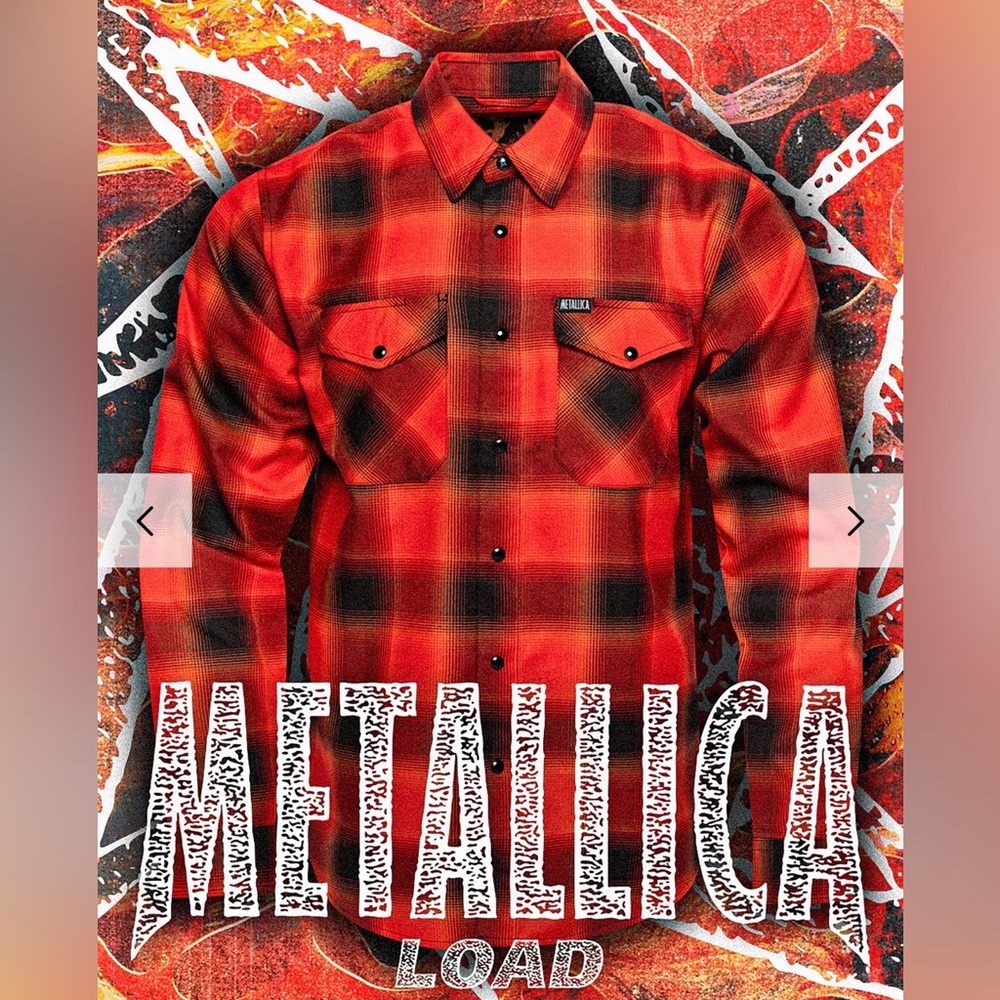 DIXXON METALLICA - LOAD FLANNEL BNIB